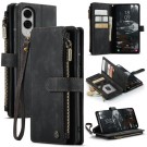 CaseMe multifunksjonell Lommebok deksel Samsung Galaxy S25 Edge 5G svart thumbnail