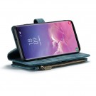 CaseMe retro multifunksjonell Lommebok deksel Samsung Galaxy S10 blå thumbnail