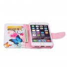 Lommebok deksel til iPhone 6 / 6S - Butterfly thumbnail