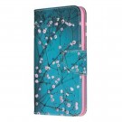 Lommebok deksel for iPhone 11 Pro Max - Rosa blomster thumbnail