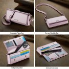 Caseme Crossbody telefonveske - Rosa thumbnail
