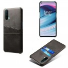 Tech-Flex TPU Deksel med PU-lær plass til kort OnePlus Nord CE 5G svart thumbnail