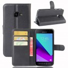 Lommebok deksel for Samsung Galaxy Xcover 4/4S svart thumbnail