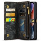 CaseMe 2-i-1 Lommebok deksel iPhone 15 Pro svart thumbnail