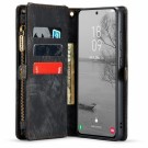 CaseMe 2-i-1 Lommebok deksel Samsung Galaxy S25 5G svart thumbnail