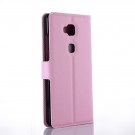 Lommebok deksel for Huawei Honor 5X lys rosa thumbnail