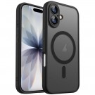 XDcase Frosted TPU Deksel iPhone 17 MagSafe - Svart thumbnail