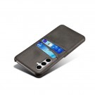 Tech-Flex TPU Deksel med PU-lær plass til kort Galaxy S25 5G svart thumbnail