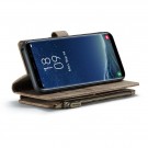 CaseMe retro multifunksjonell Lommebok deksel Galaxy S8 Plus brun thumbnail