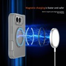 Tech-Flex Deksel Skin Feel magnet og roterende ring iPhone Duo - Grå thumbnail