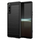 Tech-Flex TPU Deksel Carbon for Sony Xperia 5 IV svart thumbnail