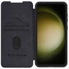 Nillkin Qin Pro flip deksel Camshield for Samsung Galaxy S23 FE 5G svart thumbnail