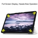 Deksel Tri-Fold Smart til Galaxy Tab A 10.5 hvit thumbnail