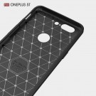 Tech-Flex TPU Deksel Carbon for OnePlus 5T svart thumbnail