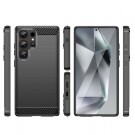 Tech-Flex TPU Deksel Carbon for Samsung Galaxy S25 Ultra 5G svart thumbnail