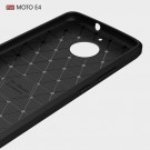 Tech-Flex TPU Deksel Carbon for Moto E4 (4rd gen) Svart thumbnail