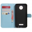 Lommebok deksel for Motorola Moto Z Play blå thumbnail