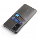 Fierre Shann TPU Deksel med PU-lær plass til kort Galaxy S20 5G svart thumbnail