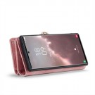 CaseMe 2-i-1 Lommebok deksel Samsung Galaxy S25 Ultra 5G rosa thumbnail