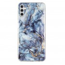 Fashion TPU Deksel Samsung Galaxy A13 5G/A04s - Blå marmor thumbnail