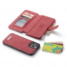 CaseMe 2-i-1 Lommebok deksel iPhone 13 Pro Max rød thumbnail