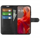 Lommebok deksel for Motorola Moto G85 5G svart thumbnail