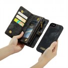 CaseMe 2-i-1 Lommebok deksel iPhone 7/8/SE (2020/2022) svart thumbnail