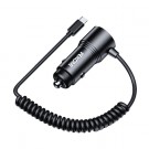WEKOME dobbel USB-billader USB-A og USB-C med kabel 66W - Svart thumbnail