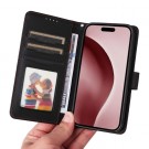 BETOPNICE 2-i-1 Lommebok deksel iPhone 16 Pro svart thumbnail