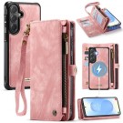 CaseMe 2-i-1 Lommebok deksel Samsung Galaxy S26 Ultra 5G rosa thumbnail