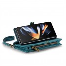 CaseMe retro multifunksjonell Lommebok deksel Samsung Galaxy Z Fold 5 5G blå thumbnail