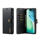 DG.Ming 2-i-1 Lommebok-deksel I Lær iPhone 17 Air svart thumbnail