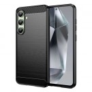 Tech-Flex TPU Deksel Carbon for Samsung Galaxy S24 FE 5G svart thumbnail