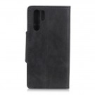 Lommebok deksel Retro for Huawei P30 Pro svart thumbnail