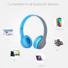 Bluetooth Hodetelefoner med Bluetooth 5.0 - blå thumbnail