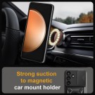 Tech-Flex TPU + PC Deksel med Ring Grep Samsung Galaxy S25 FE 5G svart thumbnail