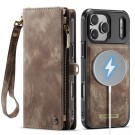 CaseMe 2-i-1 Lommebok deksel iPhone 18 Pro Max Brun thumbnail