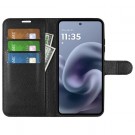 Lommebok deksel for Motorola Moto G86 5G svart thumbnail