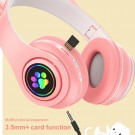 Bluetooth Cat Ear Barn Hodetelefoner - Svart thumbnail