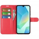 Lommebok deksel for Samsung Galaxy A18 rød thumbnail