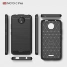 Tech-Flex TPU Deksel Carbon Motorola Moto C Plus svart thumbnail