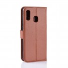 Lommebok deksel for Samsung Galaxy A40 brun thumbnail