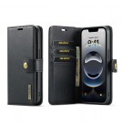 DG.Ming 2-i-1 Lommebok-deksel I Lær iPhone 16e svart thumbnail