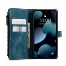 CaseMe Multifunksjonell Lommebok deksel iPhone 14 Pro blå thumbnail