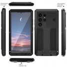 R-JUST Hybrid-deksel 360° beskyttelse Samsung Galaxy S25 Ultra 5G - Svart thumbnail