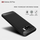 TPU Deksel Carbon for Galaxy S8 plus svart thumbnail