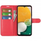 Lommebok deksel for Samsung Galaxy A14 5G/4G rød thumbnail