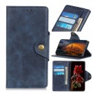 Lommebok deksel Retro for Sony Xperia 5 mørk blå thumbnail