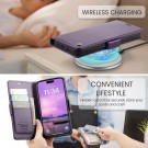 CaseMe Lommebok deksel for iPhone 17 Pro Lilla thumbnail