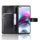 Lommebok deksel for Motorola Moto G100 5G svart thumbnail